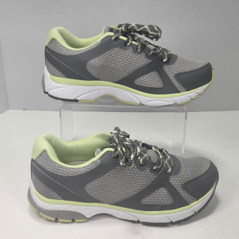 Vionic Tokyo Fitness Trainers Gray and Green Athletic Sneakers Women's Size 6 - Picture 5 of 12